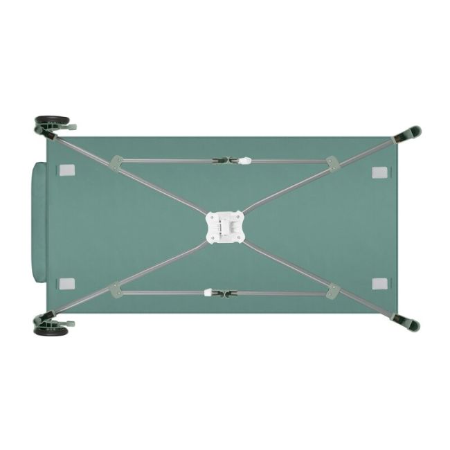  Patut pliant, Lionelo, Stefi Plus, Cu doua nivele, Cu intrare laterala cu fermoar, 2 roti, 120 x 60 cm, Conform cu standardul european de securitate EN 716, Verde Olive BYNLO-STEFI_PLUS_GREEN_OLIVE