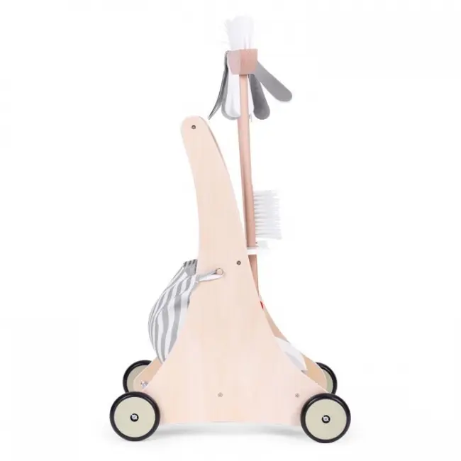 Antemergator din lemn cu aspirator si elemente pentru curatenie ecotoys w10d200b edeediw10d200b