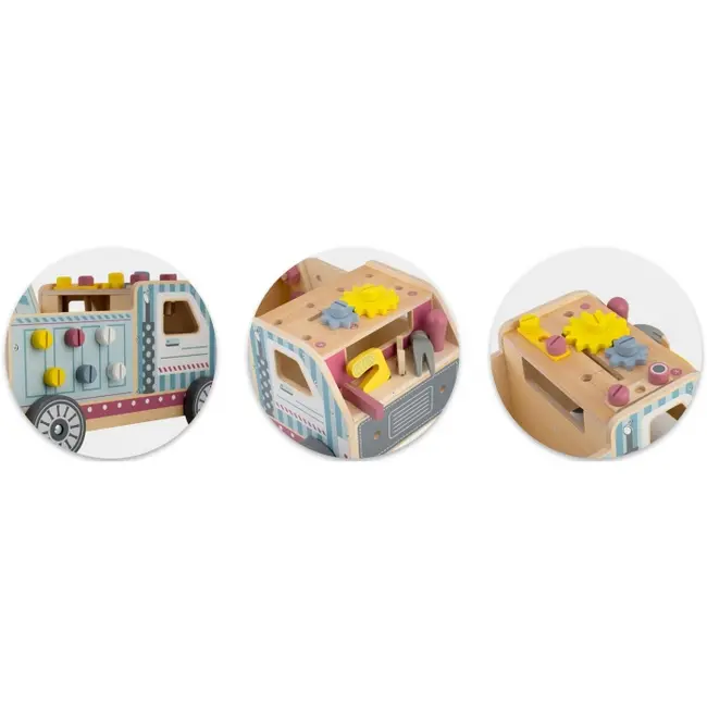 Antemergator din lemn tip atelier si diverse activitati, 40 x 28 x 43 cm, ricokids rk-874 edeedi787400