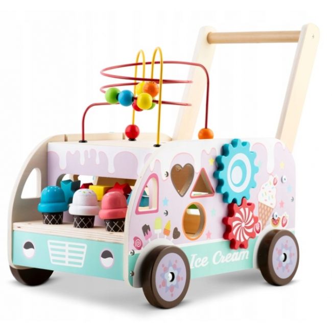 Antemergator din lemn tip magazin cu inghetata si diverse activitati, 48 x 27.5 x 40.5 cm, ricokids rk-873 edeedi787300