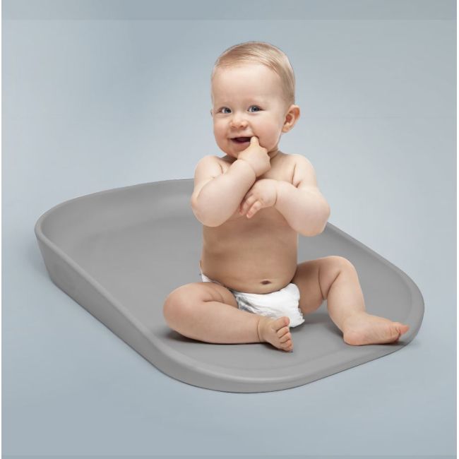 Babygo - salteluta de infasat din spuma luxepad, grey bbbbgo-9004