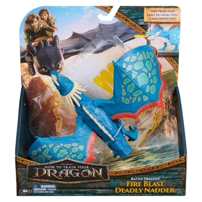 CUM SA ITI DRESEZI DRAGONUL LUPTA DRAGONILOR FIGURINA DRAGON DEADLY NADDER 26.5 CM VIV6072591_20151288