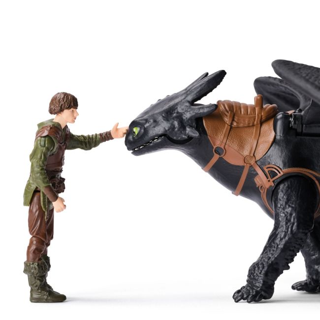 CUM SA ITI DRESEZI DRAGONUL SET DRAGON TOOTHLESS SI FIGURINA VIKING HICCUP VIV6072587_20151277