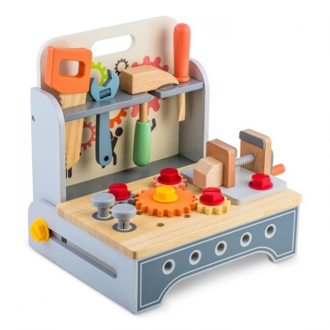 Mini atelier de lucru din lemn cu accesorii incluse, 30 x 25 x 30 cm, ricokids rk-877 edeedi787700