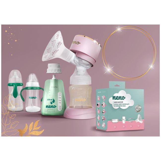 Neno perfetto – pompă de sân electrică fără fir, rezistentă la apă, cu trei faze nen-mam-lk011