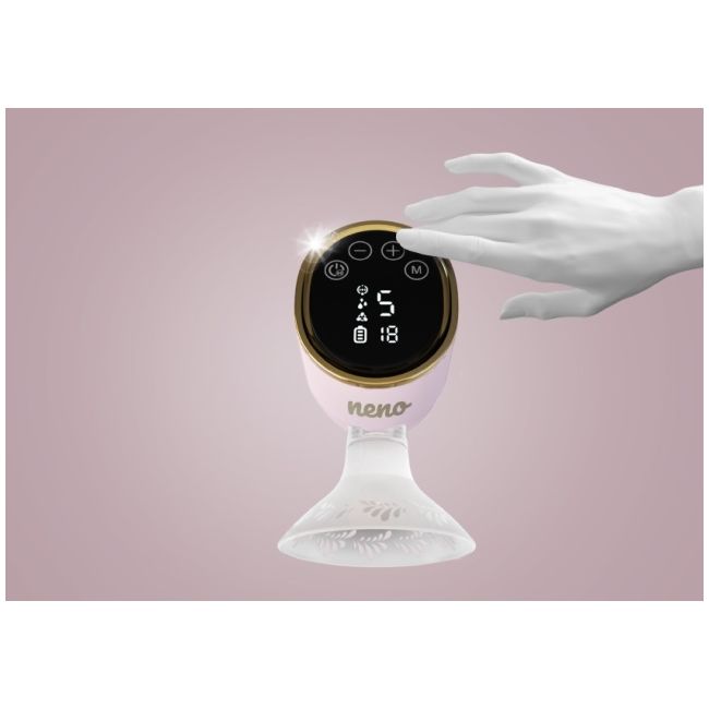 Neno perfetto – pompă de sân electrică fără fir, rezistentă la apă, cu trei faze nen-mam-lk011