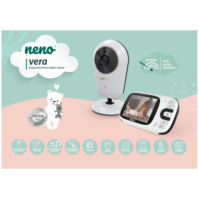 Neno vera – baby monitor cu receptor wireless nen-mamnn004