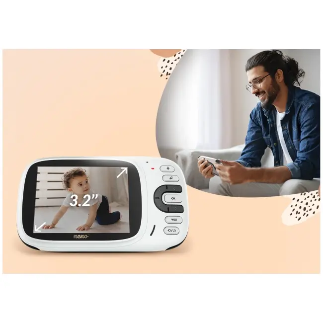 Neno vera &ndash; baby monitor cu receptor wireless nen-mamnn004