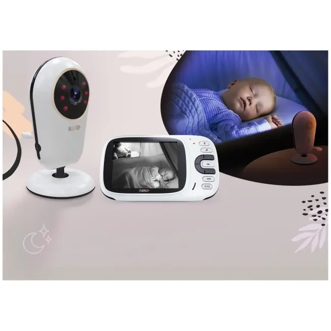 Neno vera &ndash; baby monitor cu receptor wireless nen-mamnn004