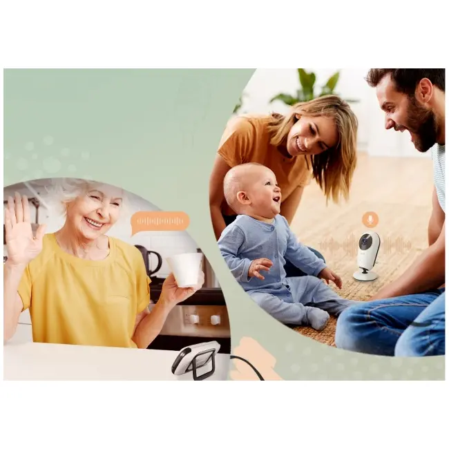 Neno vera &ndash; baby monitor cu receptor wireless nen-mamnn004