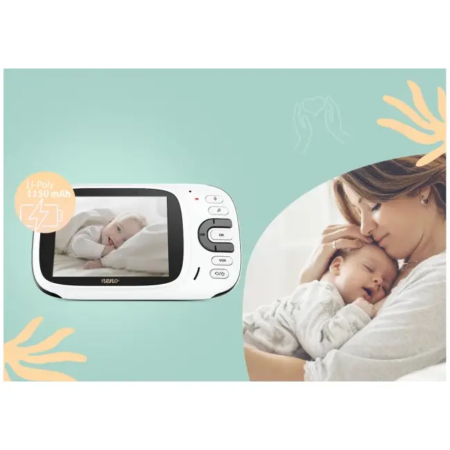 Neno vera &ndash; baby monitor cu receptor wireless nen-mamnn004