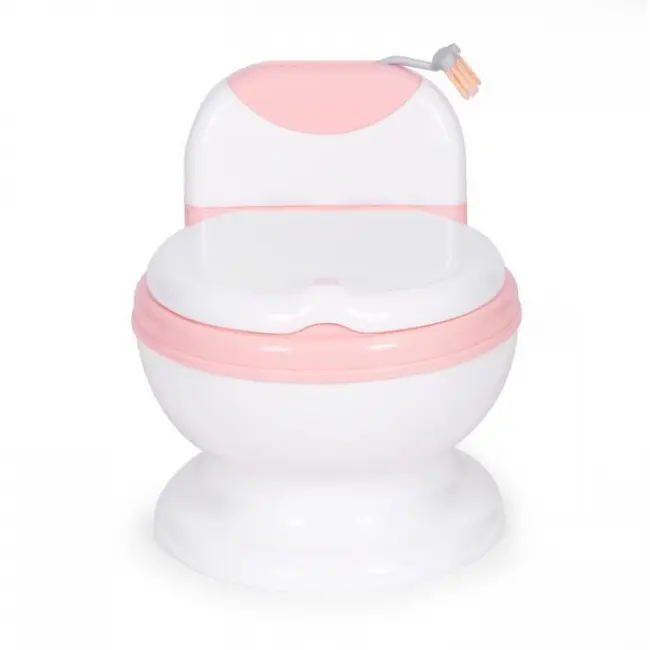 Olita pentru copii, insertie detasabila, perie inclusa ecotoys ha-p05 - roz edeediha-p05pink