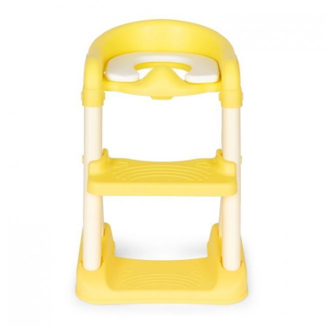 Reductor toaleta cu scara pentru copii ecotoys ha-p23s - galben edeediha-p23syellow