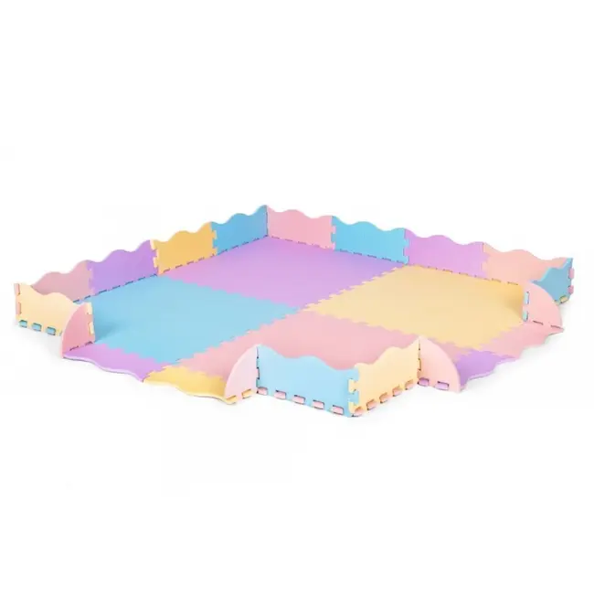 Salteluta de joaca cu pereti, 24 elemente, 141.5 x 141.5 cm iplay 6402 edeedi6402