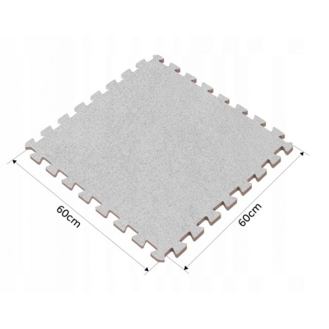 Salteluta de joaca multifunctionala tip puzzle, 180 x 120 cm, massido 650100 - gri edeedi650100