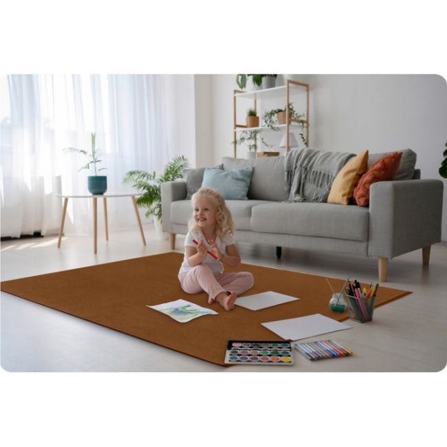 Salteluta de joaca multifunctionala tip puzzle, 180 x 120 cm, massido 650102 - maro edeedi650102