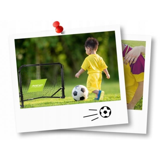 Set de 2 porti de fotbal, 60 x 25 x 45 cm, neo-sport 1461 edeedi1461