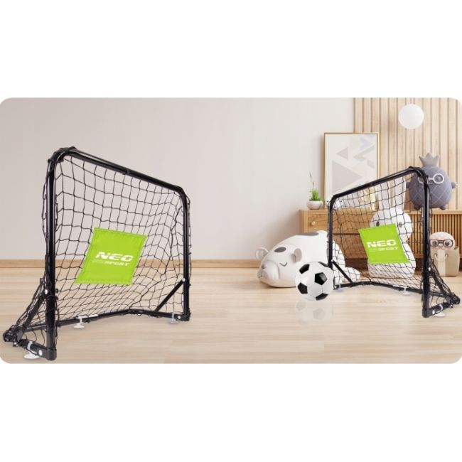 Set de 2 porti de fotbal, 60 x 25 x 45 cm, neo-sport 1461 edeedi1461