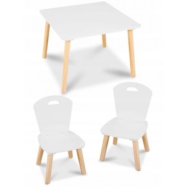Set de masa cu doua scaune pentru copii ricokids rc-848 edeedi7848