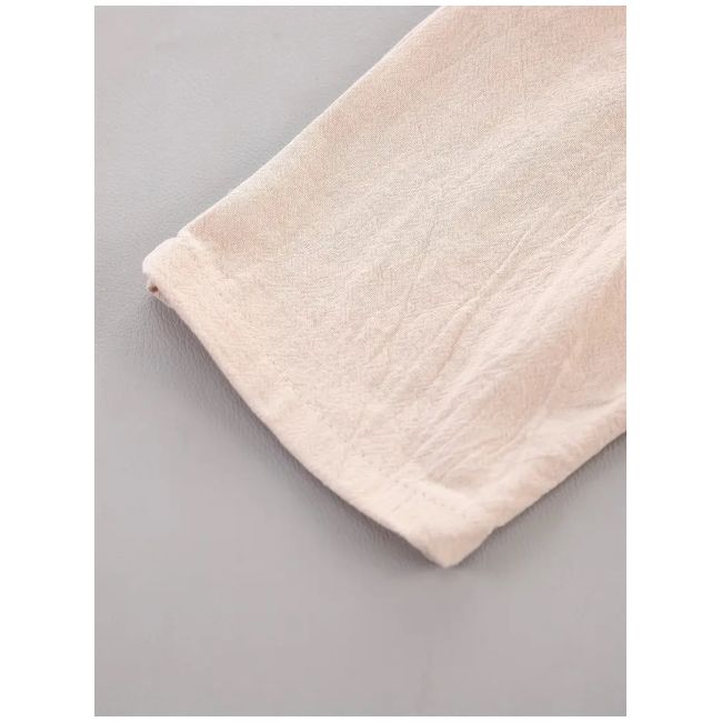 Set tropical de vara pentru baieti – camasa colorata si pantaloni bej mdtu135-r2