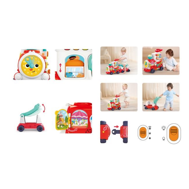 TRENULET 4 IN 1 ROSU VIVHE8990