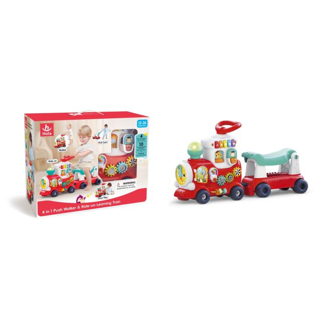 TRENULET 4 IN 1 ROSU VIVHE8990