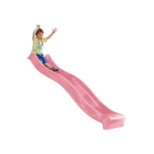 Tobogan yulvo 2.2 m, roz pastel, pentru copii - okekbt400.012.018.001