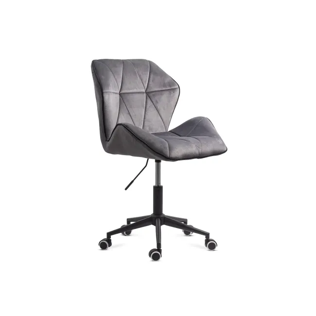 Scaun birou OFF643, catifea, reglabil pe inaltime, baza metalica, ergonomic, 120 kg DRM10573