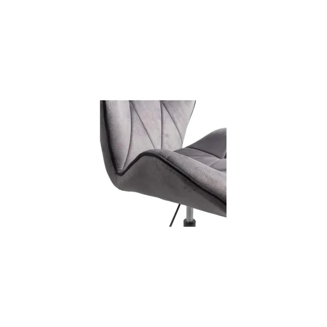Scaun birou OFF643, catifea, reglabil pe inaltime, baza metalica, ergonomic, 120 kg DRM10573