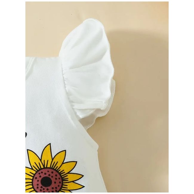 Set bebelusi "sunshine" - body alb si fustita mdtu139-r2