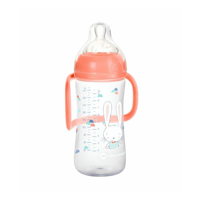 Bebe Confort Biberon Emotion PP Cu Manere 270ML PINK