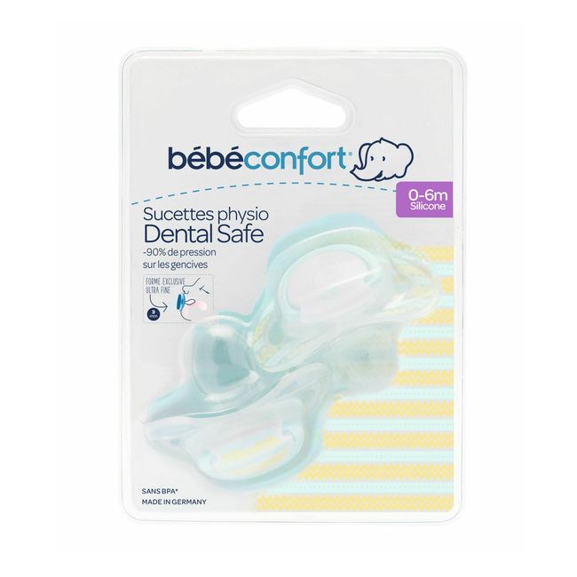 Bebe Confort Set Suzete Silicon DENTAL SAFE ETHNIC 0-6 LUNI
