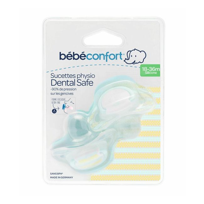 Bebe Confort Set Suzete Silicon DENTAL SAFE ETHNIC 18-36 LUNI