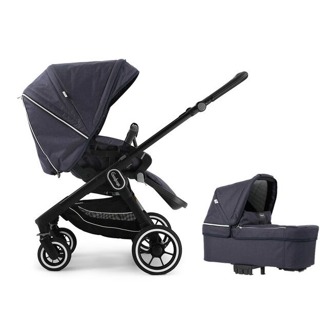 EMMALJUNGA Sistem 2in1 NXT60 BLACK FLAT + LANDOU LOUNGE NAVY