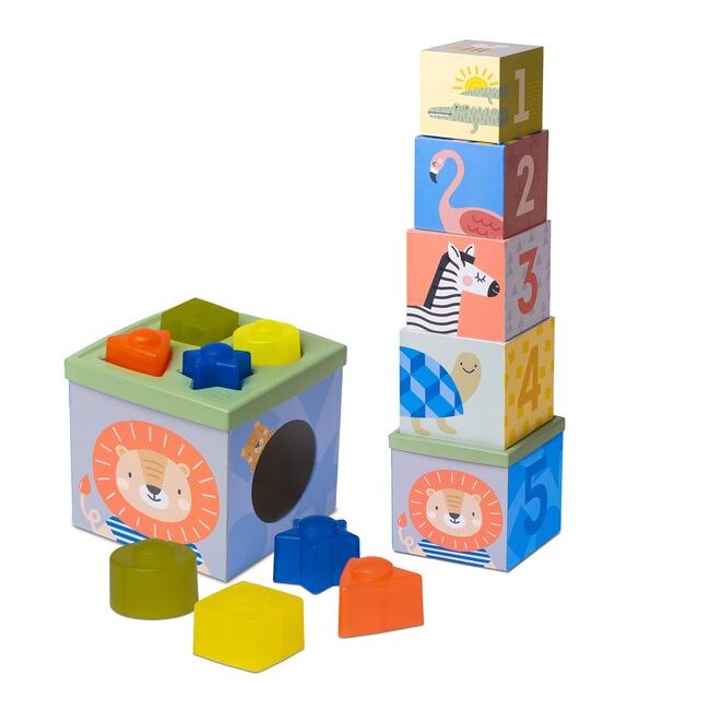 Joc De Stivuire Si Sortare TAF TOYS - SAVANNAH