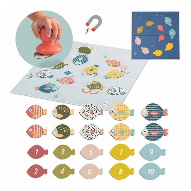 Joc Magnetic TAF TOYS - Primul Meu Joc De Pescuit