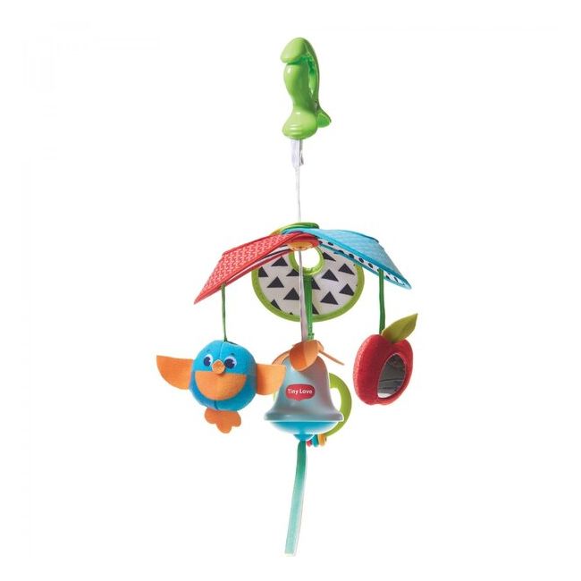 Jucarie Carucior Tiny Love - Mini Carusel PACK & GO - MEADOW DAYS