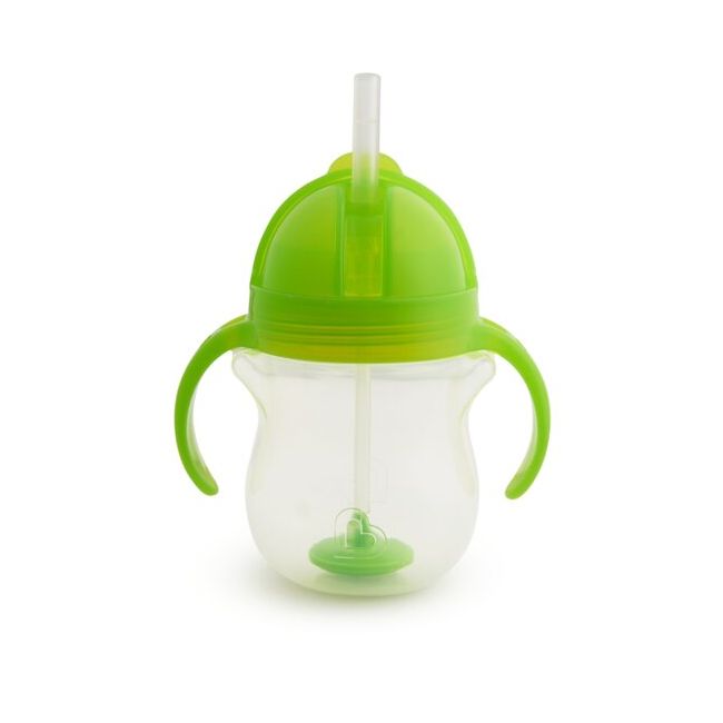Munchkin Cana Any Angle, Click Lock, Cu Pai Flexibil Si Manere, 207ml, 6L+ GREEN
