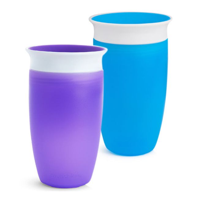 Munchkin Cana Miracle 360, 296ml, Set 2 Buc., 12L+ BLUE/PURPLE