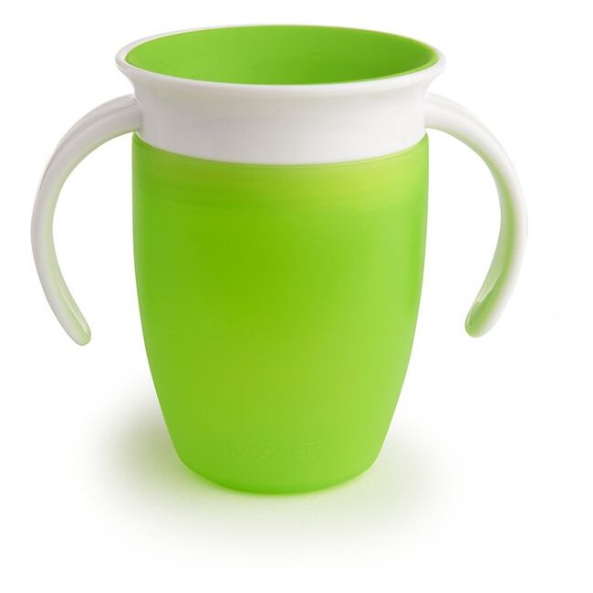 Munchkin Cana Miracle 360, Cu Manere, 207ml, 6L+ GREEN