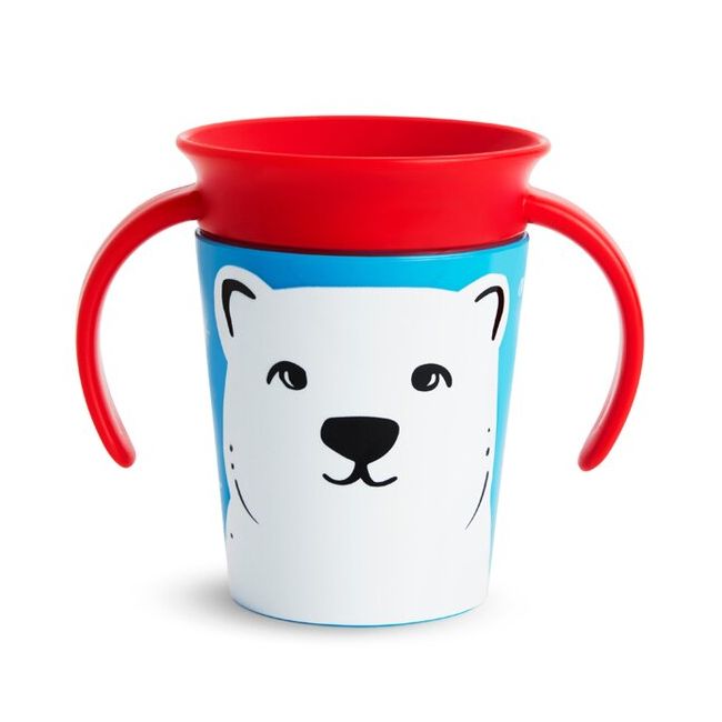 Munchkin Cana Miracle 360, Cu Manere, WildLove, 177ml, 6L+ POLAR BEAR