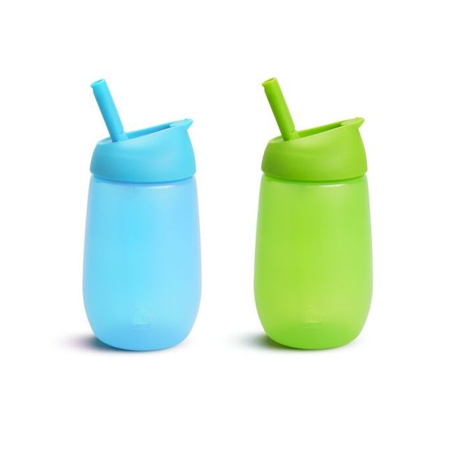 Munchkin Cana Simple Clean, Cu Pai, 296ml, Set 2 Buc., 12L+ BLUE/GREEN