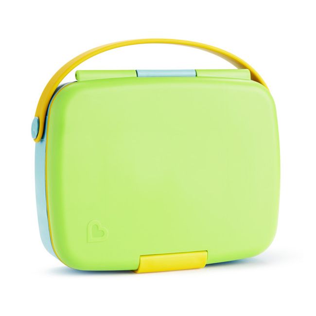 Munchkin Cutie Bento Lunch, Cu Ustensile Din Inox, 18L+ GREEN