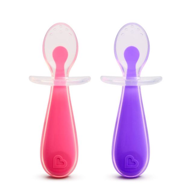 Munchkin Lingurite Pentru Bebelusi, Gentle Scoop, Set 2 Buc., 6L+