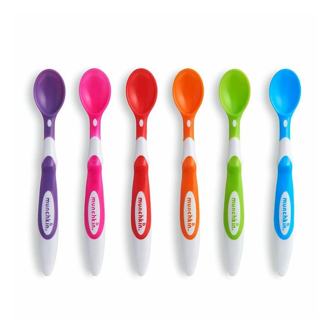 Munchkin Set Lingurite Pentru Bebelusi, Cu Varf Moale, Set 6 Buc., 3L+