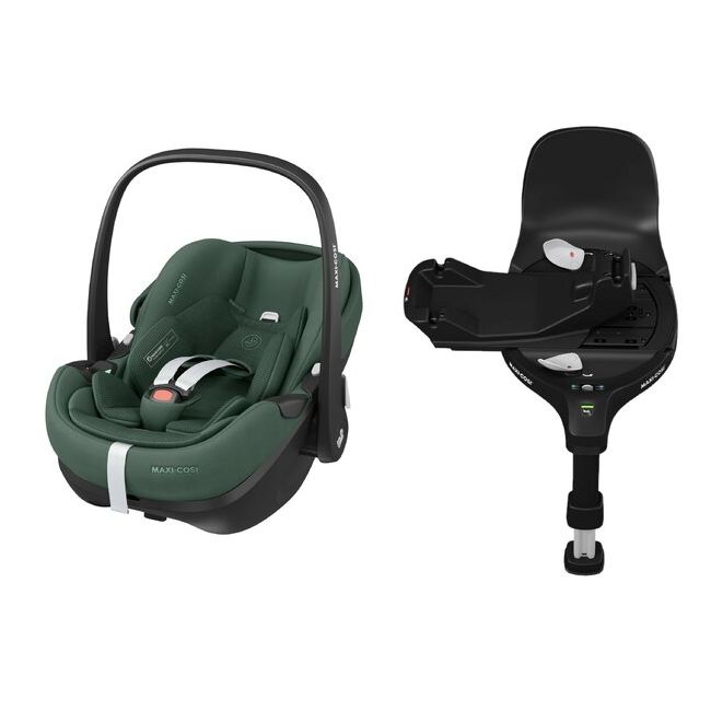PK Scaun Auto I-Size Maxi-Cosi PEBBLE 360 PRO2 + Baza Auto FAMILYFIX 360 PRO ESSENTIAL GREEN