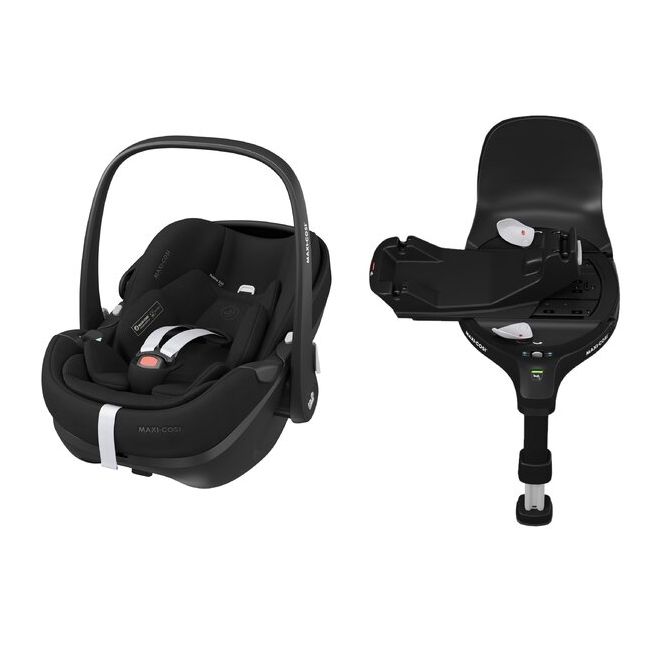 PK Scaun Auto I-Size Maxi-Cosi PEBBLE 360 PRO2 + Baza Auto FAMILYFIX 360 PRO ESSENTIAL BLACK