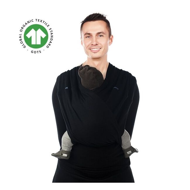 Sistem De Purtare Wrap Elastic Babylonia Tri-Cotti, 3.5kg-15kg, L. BLACK