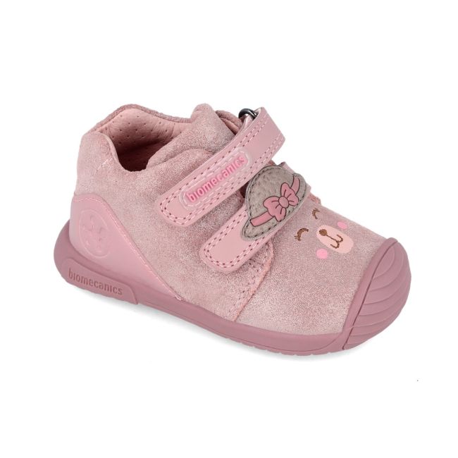 Adidasi Primii Pasi pentru Copii Biomecanics 241107, roz (Marime: 22 (13,5-14,1 cm)) JEM241107-B-22