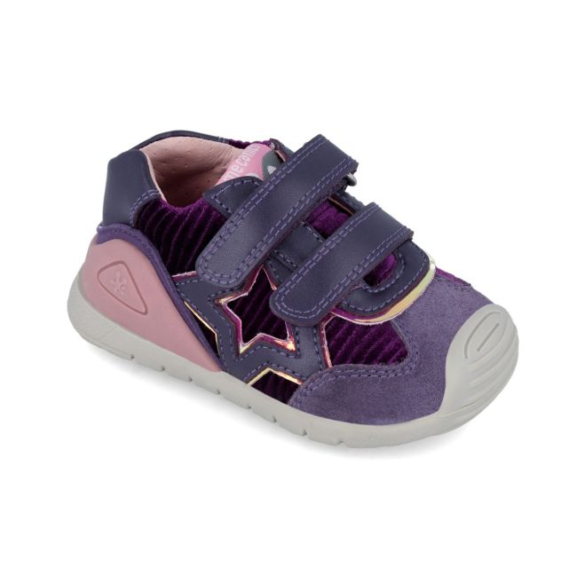 Adidasi Primii Pasi pentru Copii Biomecanics 241111,mov (Marime: 22 (13,5-14,1 cm)) JEM241111-B-22